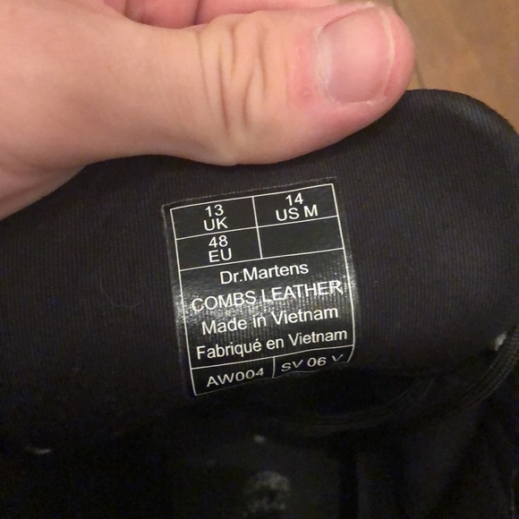 Combs Leather Casual Boots Dr. Martens - Picture 6 of 6